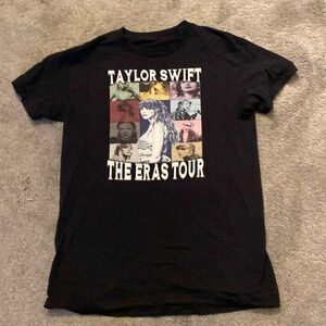 Black Eras Tour T-Shirt w/ Tour Dates on the Back #taylorswift